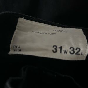 Rag and bone vintage black jeans slim fit